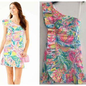 Lilly Pulitzer Tiffani One-shoulder Stretch Dress
